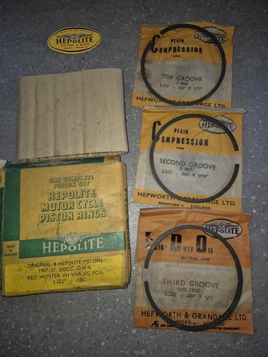 Vintage hepolite piston - vintage,