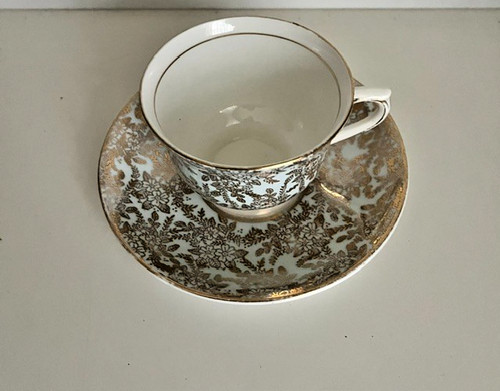 Vintage colclough england gold - vintage,