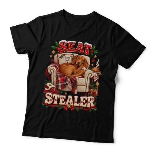 Christmas vizsla seat - christmas,