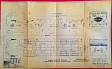 Scammell Handyman Articulated Lorry, Automatic Coupling, Factory Drawing 1960