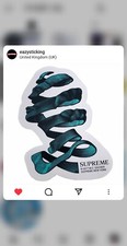 Supreme Mc Escher Ribbon Sticker