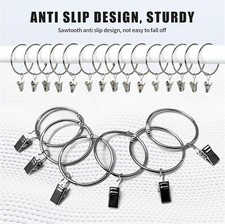 30x 50mm metal curtain rings - 30x,