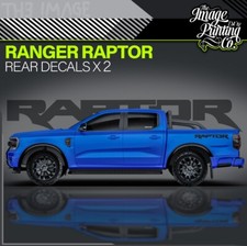 Ranger Raptor Rear Vinyl Decal Kit - SVT- Sticker - Ford - Pickup Truck - Custom