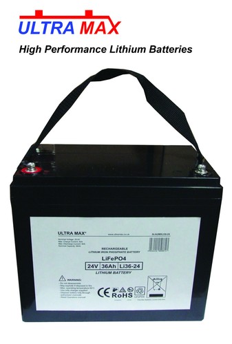 24v 36ah lifepo4 battery - 24v, for