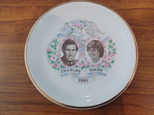 Charles And Diana Commemorative 7" Plate 1981 - British Made
