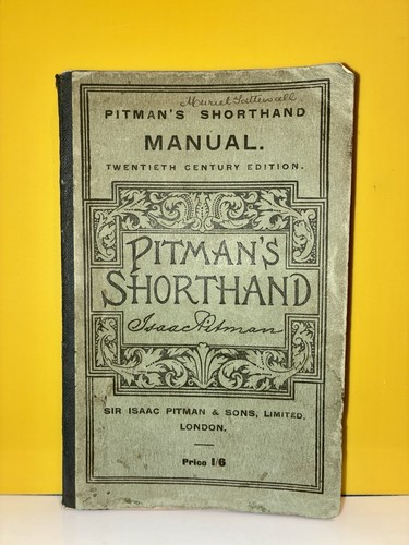 Pitman shorthand manual - pitman’s,