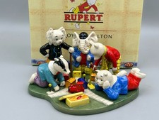 Royal Doulton Rupert Bear Rupert's Toy Railway Limited Edition Figure