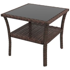 Outsunny Two-tier PE Rattan