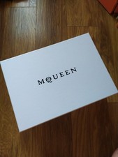 Authentic Alexander McQueen Shoes Empty Box/ TissuePaper 38-27-18 Gift Packaging