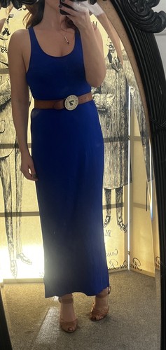 Electric blue jersey maxi - h&m,