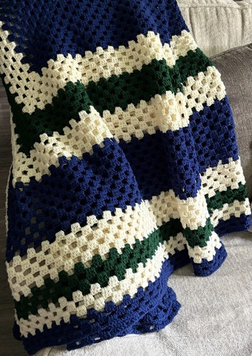 Handmade crochet throw - crochet,