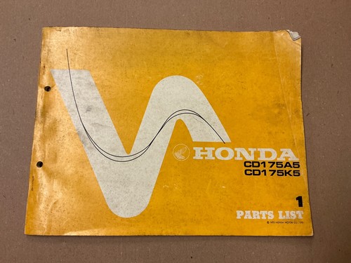 Genuine honda cd175 175 a5 - genuine,