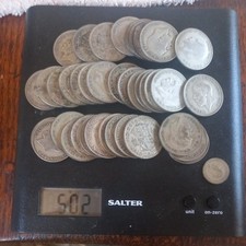 Silver halfcrowns coins .500