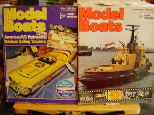 Vintage model boats - x,
