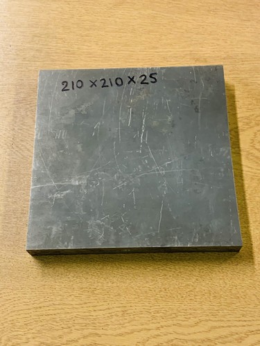 Aluminium square flat plate - square,