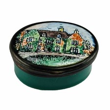 Bilston Enamel Pill Box