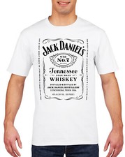 Jack Daniels Old No 7 Inspired Printed Black TShirt - Free Carriage Option