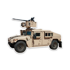 Army Hummer Sticker 4 inch Vinyl Decal Waterproof Military Art