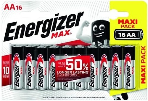 16x energizer max alkaline - 16x, aa