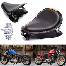 For Harley Sportster XL 883 1200 48 Dyna Motorcycle Solo Seat Spring Paddle Base