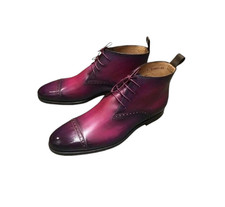 Handmade Men Purple Color
