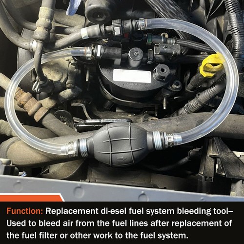 Diesel fuel system - system, priming
