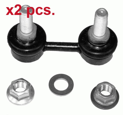 Pcs rear anti roll bar - x2,