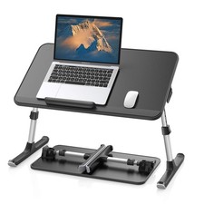 SAIJI Leather Laptop Bed Tray