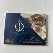 QUEEN ELIZABETH II DIAMOND JUBILEE OFFICIAL £5 COIN 1952 to 2012 IN PACK