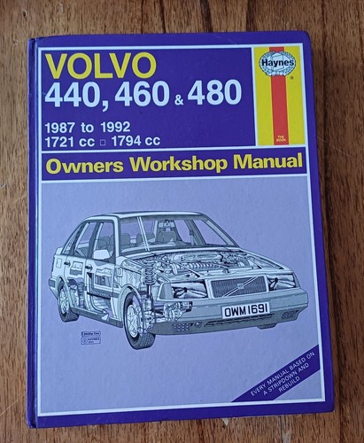 Haynes manual volvo 440 - manual, 460