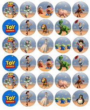 30x Toy Story Cupcake Toppers