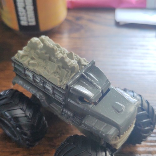 Green black monster truck toy - green/black,