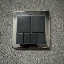 Lightwave RF Smart Light Scene Controller, Connect Series, Chrome LW101