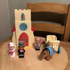 ELC Happyland  Wedding Day Church Set With Working Sounds & Figures