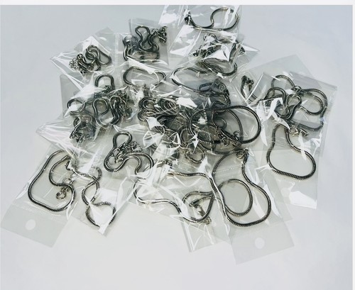 New silver coloured snake - new,