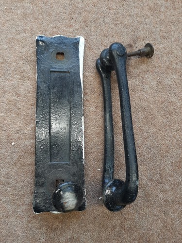 Antique letter plate and door - letter,