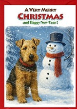 Welsh Terrier Dog A6 (4" x 6")