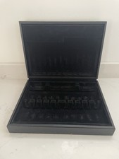 Vintage Black Wooden Empty