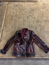men’s Michael Jackson Thriller style leather jacket large used