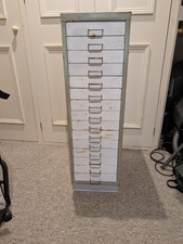 Vintage Distressed Filing Cabinet Metal