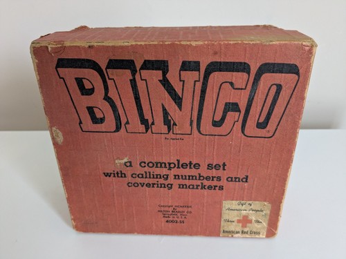 Vintage 1939 ww2 bingo - vintage,