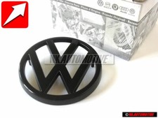 Genuine VW Front Grill Badge Emblem Black - 171853601 041