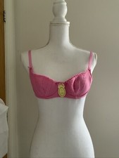 la senza pink net underwired bra 34a