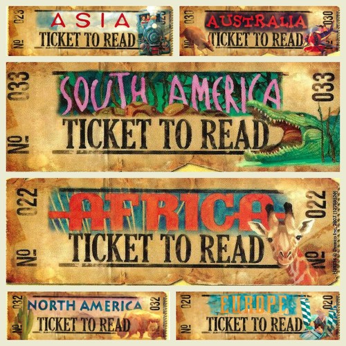 Europe asia africa bookmark - europe,
