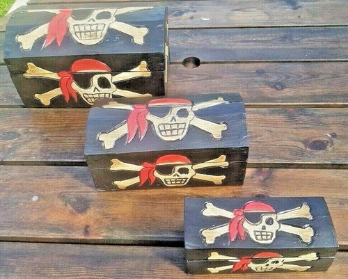 Hand made wooden pirate - made,