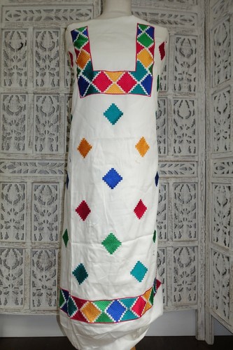 White cotton indian bollywood - cotton,