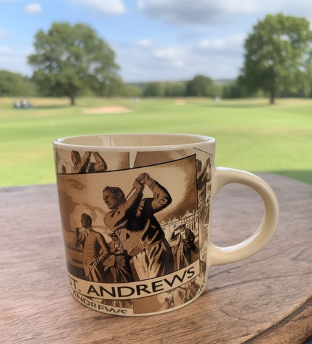 Andrews golf course - st, 9x9cm