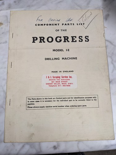 Progress model drilling - model,
