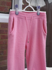 Marks & Spencer Pink   100% Cashmere  Joggers S