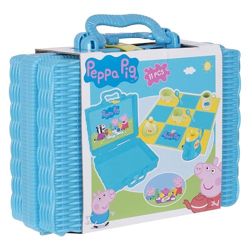 Peppa pig picnic hamper 13pc - pig,
